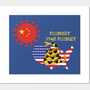 Gadsden Resist The Reset Posters and Art